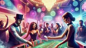 live dealer casino table during promotion hours